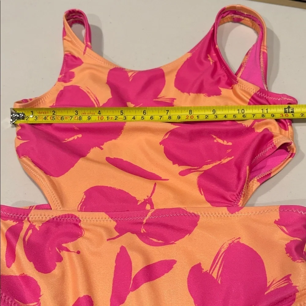 GAP Kids - Girls recycled cut out - one piece bathing suit. Size large.